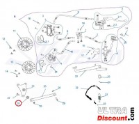 Rubber washer for Skyteam T-Rex 125cc brakes Bilder 1