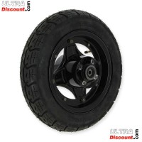 Full 3.50-10 Rear Wheel for Dax Skymax (Black) Bilder 1