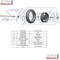 Rear Wheel Axle for Dax 50cc ~ 125cc Bilder 1