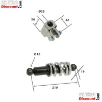 Custom Aluminum Swing Arm for Monkey - Gorilla (single block unit) Bilder 2