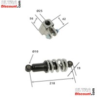 Custom Aluminum Swing Arm for Monkey - Gorilla (single block unit)