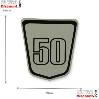 50cc sticker for Skymax (gray-black) Bilder 1