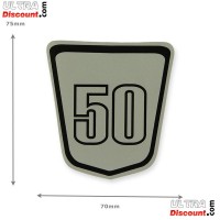 50cc sticker for Skymax (gray-black)