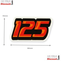 125cc sticker for Trex (orange-black) Bilder 1 125cc sticker for Trex (orange-black) Bilder 1