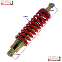 Rear Shock Absorber for ATV Shineray Quad 250ST-9C (Red)