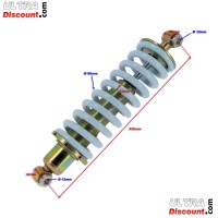 Rear Shock Absorber for ATV Shineray Quad 200ST-9 - 335mm - White Bilder 1