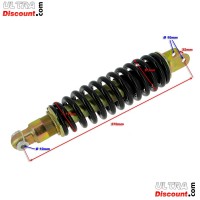 Rear Shock Absorber 370mm for ATV Shineray Quad 250ST-5 (Black)