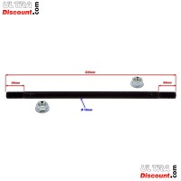 Rear Wheel Axle + Nuts for Pocket Bike Bilder 1