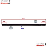 Rear Wheel Axle + Nuts for Pocket Bike