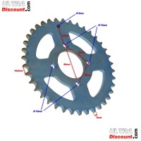 38 Tooth Rear Sprocket for ATV Shineray Quad 250ST-9C Bilder 1
