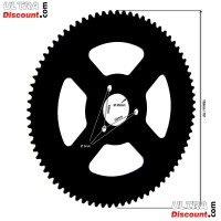 78 Tooth Reinforced Rear Sprocket (small pitch)