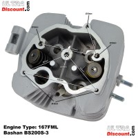 Full Cylinder Head for ATV Bashan Quad 200cc (BS200S-3) Bilder 1