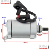 Starter Motor for Dirt Bikes - 9 Tooth (type 3)