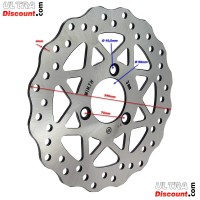 Rear Brake Disc for ATV Shineray Quad 300STE (4mm) Bilder 1