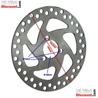 Brake Disc for Pocket Bike - 140mm for Parts for mini scooter