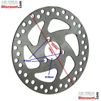 Brake Disc Pocket Cross - 140mm