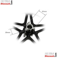 Rear Rim black for Cross Pocket Bike (10'', type 1) Bilder 1
