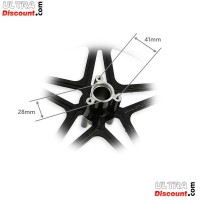 Front Rim black for Cross Pocket Bike (10'', type 1)