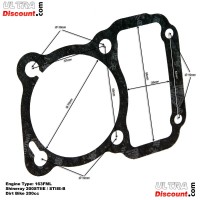 Cylinder Base Gasket for ATV Shineray Quad 200cc