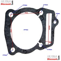 Cylinder Base Gasket for ATV Shineray Quad 250ST-9C (Engine 172MM) Bilder 1