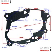 Crankcase Housing Gasket for Shineray 250ST-9E-STIXE (Zongshen 167MM)