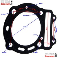 Cylinder Head Gasket for Quads Shineray 250ST-9C (Engine 172MM)