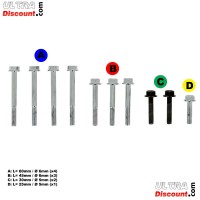 Screw set for Cylinder Head ATV Shineray Quad 300cc STE - ST-4E Bilder 1