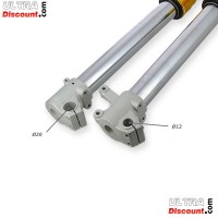 Hight Quality Front Fork Tubes 800mm, single adjustment, 12mm axles - Gold Bilder 2
