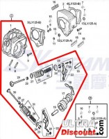 Complete Cylinder Head 125cc for Bubbly Skyteam Bilder 1