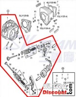 Complete Cylinder Head 125cc for Monkey Gorilla