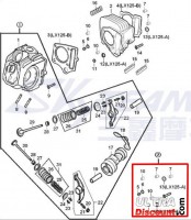 Accessories for Cylinder Head Skyteam for Bubbly Skyteam 125cc