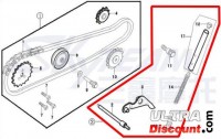 Cam chain tensionner set 50cc for Monkey Gorilla Bilder 1