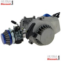 Complete 53cc UD Racing engine for Pocket Bike - BLUE