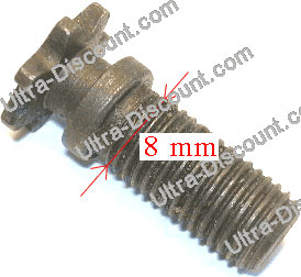 6 Tooth Reinforced Front Sprocket for Pocket Bike - TF8 chain (8mm) - American thread Bilder 1