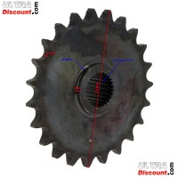 23 Tooth Front Sprocket for ATV Shineray Quad 250cc ST-9C Bilder 2