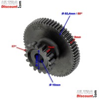 Starter Reduction Gear for Dirt Bikes 200cc - 250cc (16 tooth)
