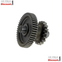 Intermediate starter pinion with shaft for Jonway 125cc scooter (YY125T) Bilder 2