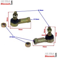 Steering Tie Rod for ATV Shineray 250ST-9C