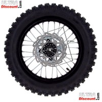 Full 14'' Rear Wheel for Dirt Bike AGB30 - Black Bilder 1