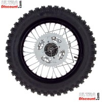 Full 14'' Rear Wheel for Dirt Bike AGB30 - Black