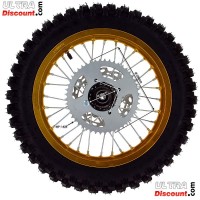 Full 14'' Rear Wheel for Dirt Bike AGB30 - Gold Bilder 2
