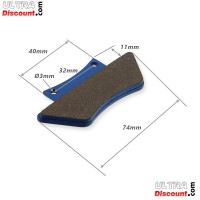 Brake Pad for Pocket Bike (type 4) Bilder 1