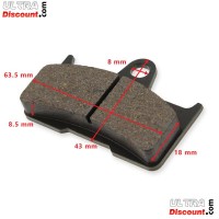Brake Pad for Dirt Bike type 10 Bilder 1