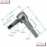 Upper Ball Joint for ATV Shineray Quad 200cc Bilder 1