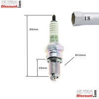 Platinum NGK Spark Plug for ATV Quads 200cc Bilder 1 Platinum NGK Spark Plug for ATV Quads 200cc Bilder 1