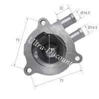 Water Pump Body for ATV Spy Racing 250 F3