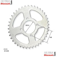 41 Tooth Reinforced Rear Sprocket for Dirt Bike (model 2 - 428)