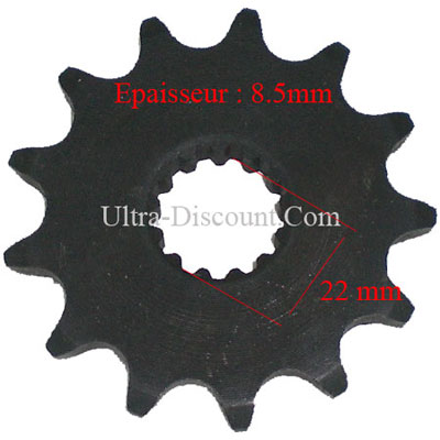 13 Tooth Front Sprocket for ATV Shineray Quad 300cc STE - ST-4E Bilder 1