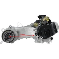 Complete Engine for Baotian Scooter BT49QT-7 (Brake Drum, 12 inches rear rim, 460mm)