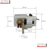 Front Right Brake Caliper for ATV Bashan Quad 300cc (BS300S-18) Bilder 2